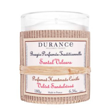 Bougie SANTAL VELOURS - DURANCE 180gr