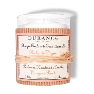 Bougie PÊCHE DE VIGNE 180g - DURANCE