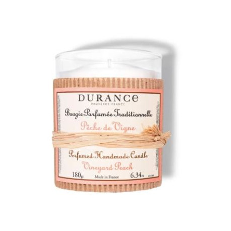 Bougie PÊCHE DE VIGNE 180g - DURANCE