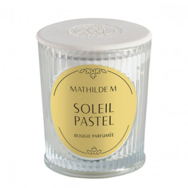 Bougie SOLEIL PASTEL 145g - MATHILDE M