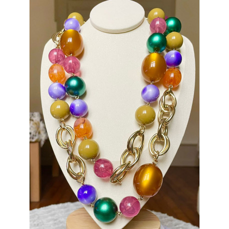 LEANDRO Multicolore - Francine BRAMLI Paris