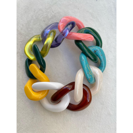 TONY Maillons multicolores - Francine BRAMLI Paris