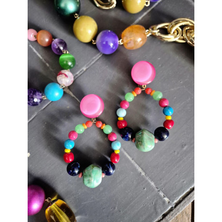 BASTILLES Multicolore - Francine BRAMLI Paris