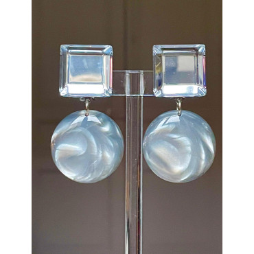 SALSA grise & miroir - Francine BRAMLI Paris