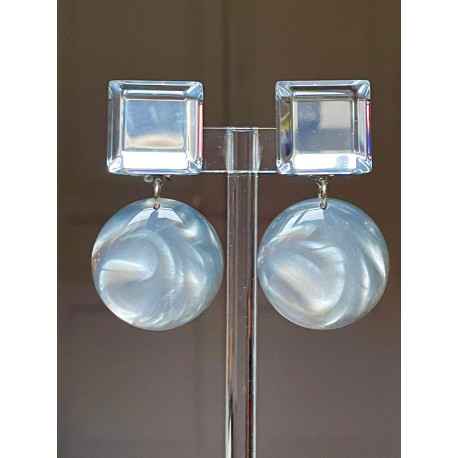 SALSA grise & miroir - Francine BRAMLI Paris