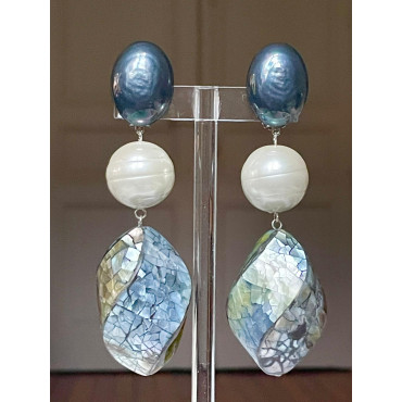 MANEA nacre & perle de Majorque - Francine BRAMLI Paris