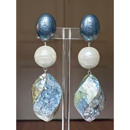 MANEA nacre & perle de Majorque - Francine BRAMLI Paris