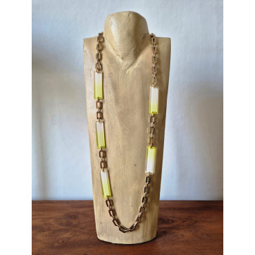 RAPHAEL vert - Francine BRAMLI Paris collier