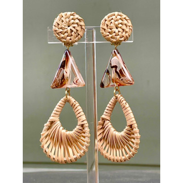 PLAYA Raphia naturel goutte - Francine BRAMLI Paris