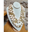 Collier REGIS Ivoire 3 rangs - Francine BRAMLI Paris