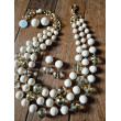 Collier REGIS Ivoire 3 rangs - Francine BRAMLI Paris