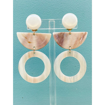 ABIGAELLE Ivoire marbré - Francine BRAMLI Paris