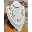Collier TOMY ivoire marbré - Francine BRAMLI Paris