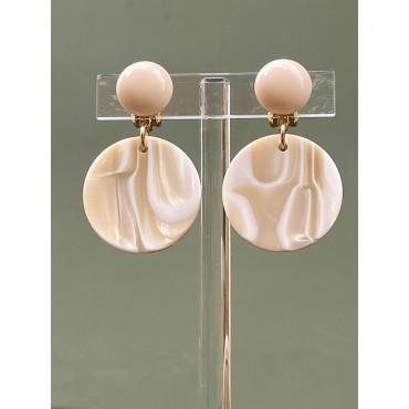 CARLA Ivoire marbré - Francine BRAMLI Paris