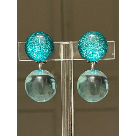 DISCO perle turquoise - Francine BRAMLI Paris