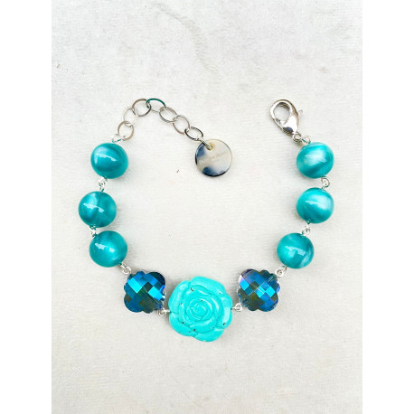 Bracelet TUDY Turquoise - Francine BRAMLI Paris