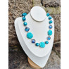 Collier TUDY turquoise - Francine BRAMLI Paris