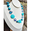 Collier TUDY turquoise - Francine BRAMLI Paris