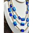 Collier REGIS Bleu - FRANCINE BRAMLI Paris