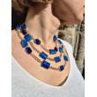 Collier REGIS Bleu - FRANCINE BRAMLI Paris
