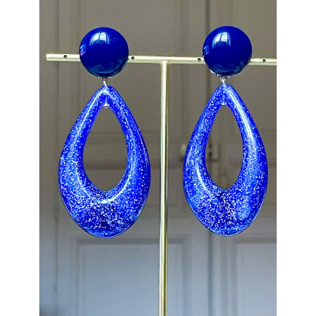 CELESTE Bleu pailleté - Francine BRAMLI Paris