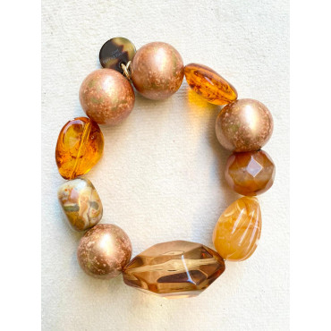 Bracelet GALAXY Ambre - Francine BRAMLI Paris