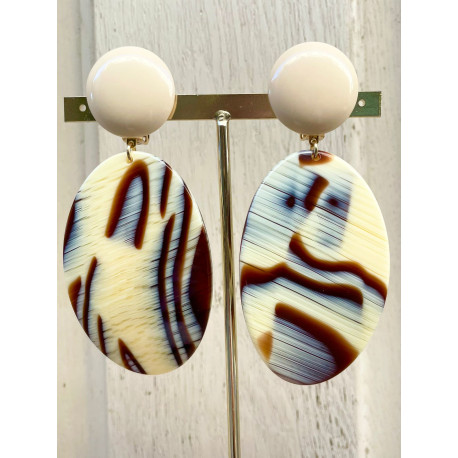 SOLAL corne marron - Francine BRAMLI Paris