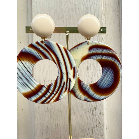 YUKI Corne marron - Francine BRAMLI Paris