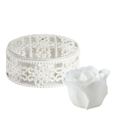 Coffret Parfumé 6 ROSES de Savon Blanches - MATHILDE M