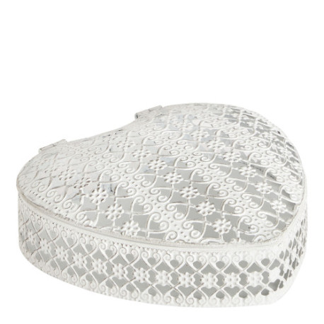 Boîte à Bijoux COEUR Métal Grand Modèle - MATHILDE M