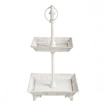 Plateau 2 Étages CHARME Métal - MATHILDE M