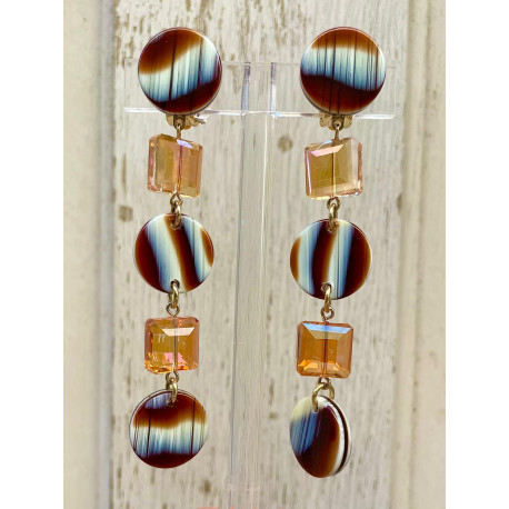 MARYLOU Marron ivoire - Francine BRAMLI Paris