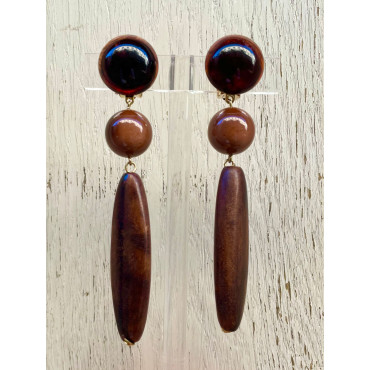 ÉBÈNE marron 2 - Francine BRAMLI Paris