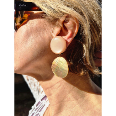 CARLA en nacre - Francine BRAMLI Paris