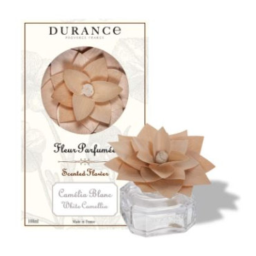 Diffuseur Fleur Parfumé CAMÉLIA BLANC 100ml - DURANCE