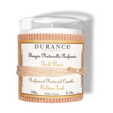 Bougie TECK DORÉ 180g - DURANCE