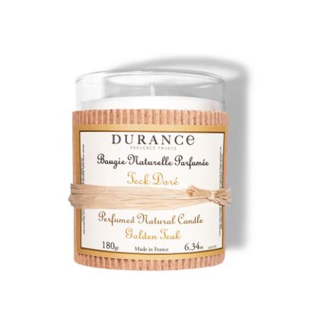 Bougie TECK DORÉ 180g - DURANCE