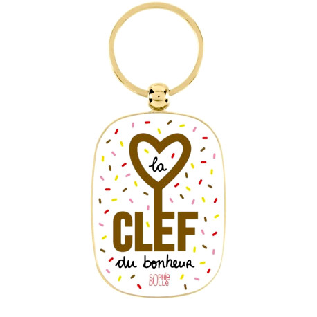 Porte-Clés LA CLEF DU BONHEUR - DLP