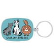 Porte-Clés CHAT-CUN CHEZ SOI - DLP