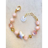 Bracelet PAPILLON rose nacre - Francine BRAMLI Paris