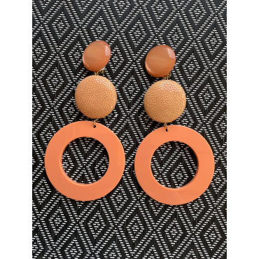 ORLANNE pêche/nude - Francine BRAMLI Paris