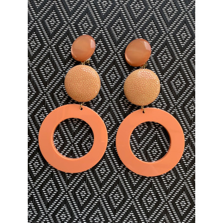 ORLANNE pêche/nude - Francine BRAMLI Paris