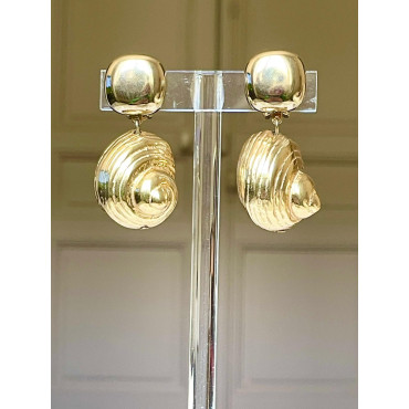 COQUILLAGE doré - Francine BRAMLI Paris