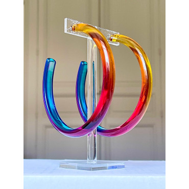 CREOLES Multicolores OP - Francine BRAMLI Paris