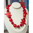 Collier ETOILE rouge - Francine BRAMLI Paris
