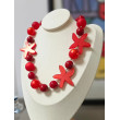 Collier ETOILE rouge - Francine BRAMLI Paris