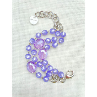 Bracelet SANDRO Lilas parme - Francine BRAMLI Paris