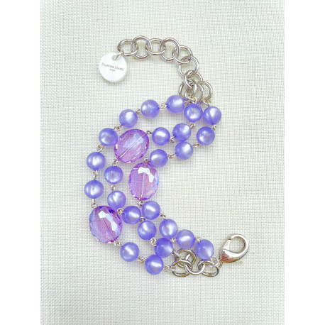 Bracelet SANDRO Lilas parme - Francine BRAMLI Paris