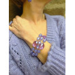 Bracelet SANDRO Lilas parme - Francine BRAMLI Paris
