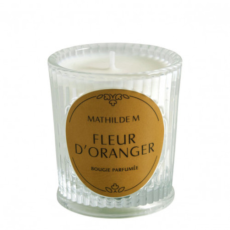 Bougie parfumée FLEUR D'ORANGER 65g - MATHILDE M